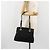 Borsa a Spalla con Catena PRADA Nylon Nero Argento Auth 184635V - vista 28