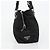 Borsa a Spalla con Catena PRADA Nylon Nero Argento Auth 184635V - vista 4