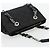 Borsa a Spalla con Catena PRADA Nylon Nero Argento Auth 184635V - vista 6