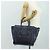 Céline Borsa CELINE Luggage Micro Shopper in pelle blu navy e oro Auth 184734V D'oro - Ansicht 26