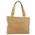 CHANEL Choco Bar Tote Bag Lammleder Beige Gold CC Auth BA13309 Golden