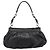PRADA Shoulder Bag Leather Black Silver Auth 185477SAV Silvery - view 2