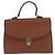 Borsa Burberry in pelle marrone oro Auth ep14751 D'oro - vista 13