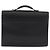 Borsa Business CARTIER in pelle nera argento Auth 184924 Nero - vista 3