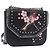 Autre Marque Borsa a Spalla Stella MacCartney Boxbird in Pelle Nera Argento 455139 Auth am11857V Nero