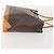 Céline Clutch CELINE Macadam Canvas PVC Pelle 2 Set Marrone Auth ti3985 - vista 4