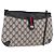 Borsa a Spalla GUCCI GG Supreme Sherry Line PVC Blu Navy Oro 904 02 026 Auth BA13331 D'oro