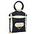 Bulgari Borsa a mano BVLGARI in tela blu navy Auth BA13313A