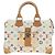 LOUIS VUITTON Monogram Multicolor Speedy 30 Tasche Weiß Bron M92643 Auth 184572SAM Bronze - Ansicht 13