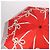 Christian Dior Folding Umbrella Polyester Made by Kanebo Red Gold Auth 184396M Golden - view 3