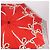 Christian Dior Folding Umbrella Polyester Made by Kanebo Red Gold Auth 184396M Golden - view 4