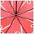 Christian Dior Folding Umbrella Polyester Made by Kanebo Red Gold Auth 184396M Golden - view 9