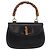 Borsa a mano GUCCI Bamboo in pelle nera e oro 000 01 0633 Auth 184960V Nero D'oro - vista 2