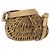 Borsa a Spalla BOTTEGA VENETA Rattan Gold Auth ar13948 D'oro
