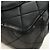 CHANEL Matelasse 25 Chain Shoulder Bag Lamb Skin Black Silver CC Auth 184284V Nero Argento - vista 17