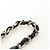 CHANEL Matelasse 25 Chain Shoulder Bag Lamb Skin Black Silver CC Auth 184284V Nero Argento - vista 8