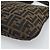 FENDI Zucca Canvas Mamma Baguette Shoulder Bag Black Brown Auth 185075V Marrone Nero - vista 15