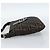 FENDI Zucca Canvas Mamma Baguette Shoulder Bag Black Brown Auth 185075V Marrone Nero - vista 3