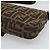 FENDI Zucca Canvas Mamma Baguette Shoulder Bag Black Brown Auth 185659SAM Marrone Nero - vista 16