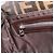 FENDI Zucca Canvas Mamma Baguette Shoulder Bag Black Brown Auth 185659SAM Marrone Nero - vista 21