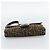 FENDI Zucca Canvas Mamma Baguette Shoulder Bag Black Brown Auth 185659SAM Marrone Nero - vista 5
