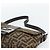 FENDI Zucca Canvas Mamma Baguette Shoulder Bag Black Brown Auth 185659SAM Marrone Nero - vista 8
