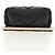 CHANEL Pochette à bandoulière Chain Evening Bag en peau d'agneau Noir Or CC Auth 184385SV Doré - vue 10