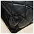 CHANEL Pochette à bandoulière Chain Evening Bag en peau d'agneau Noir Or CC Auth 184385SV Doré - vue 11