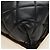 CHANEL Pochette à bandoulière Chain Evening Bag en peau d'agneau Noir Or CC Auth 184385SV Doré - vue 12