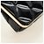CHANEL Pochette à bandoulière Chain Evening Bag en peau d'agneau Noir Or CC Auth 184385SV Doré - vue 13