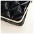 CHANEL Pochette à bandoulière Chain Evening Bag en peau d'agneau Noir Or CC Auth 184385SV Doré - vue 14