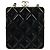 CHANEL Pochette à bandoulière Chain Evening Bag en peau d'agneau Noir Or CC Auth 184385SV Doré - vue 3