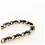 CHANEL Pochette à bandoulière Chain Evening Bag en peau d'agneau Noir Or CC Auth 184385SV Doré - vue 9