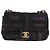 CHANEL Borsa a Spalla Chain Matelasse 22 Denim Nero Oro CC Auth 184961SM D'oro - vista 13