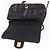 CHANEL Borsa a Spalla Chain Matelasse 22 Denim Nero Oro CC Auth 184961SM D'oro - vista 9