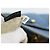 Bolsa Tote PRADA de couro 2way Azul Ouro Auth 185152A Dourado - vista 12