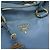 Bolsa Tote PRADA de couro 2way Azul Ouro Auth 185152A Dourado - vista 20