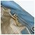 Bolsa Tote PRADA de couro 2way Azul Ouro Auth 185152A Dourado - vista 24