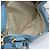 Bolsa Tote PRADA de couro 2way Azul Ouro Auth 185152A Dourado - vista 27