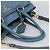 Bolsa Tote PRADA de couro 2way Azul Ouro Auth 185152A Dourado - vista 7