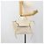 Céline CELINE Micro Belt Hand Bag Pelle Bianco Oro Auth 185630V D'oro - vista 29