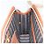 Clutch BALENCIAGA in pelle marrone oro Auth 178398 D'oro - vista 19