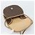 Céline Borsa a tracolla CELINE Macadam Canvas PVC Pelle Marrone Oro Auth ka4664 D'oro - vista 10