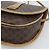 Céline Borsa a tracolla CELINE Macadam Canvas PVC Pelle Marrone Oro Auth ka4664 D'oro - vista 9