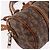 Borsa a tracolla Romantic in tela Christian Dior Trotter PVC Marrone Argento Auth 185666SAM - vista 10