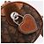 Borsa a tracolla Romantic in tela Christian Dior Trotter PVC Marrone Argento Auth 185666SAM - vista 14