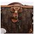 Borsa a tracolla Romantic in tela Christian Dior Trotter PVC Marrone Argento Auth 185666SAM - vista 16