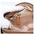 Borsa a tracolla Romantic in tela Christian Dior Trotter PVC Marrone Argento Auth 185666SAM - vista 22