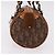 Borsa a tracolla Romantic in tela Christian Dior Trotter PVC Marrone Argento Auth 185666SAM - vista 4