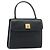 Céline CELINE Handtasche aus Leder Schwarz Gold Auth 185125 Golden